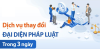 Thay đổi người đại diện pháp luật, giám đốc công ty - 500.000đ