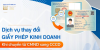 Dịch vụ thay đổi CCCD trên giấy phép kinh doanh - 700.000đ