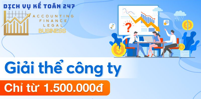 Dịch vụ làm thủ tục giải thể công ty, doanh nghiệp - 1.500.000đ